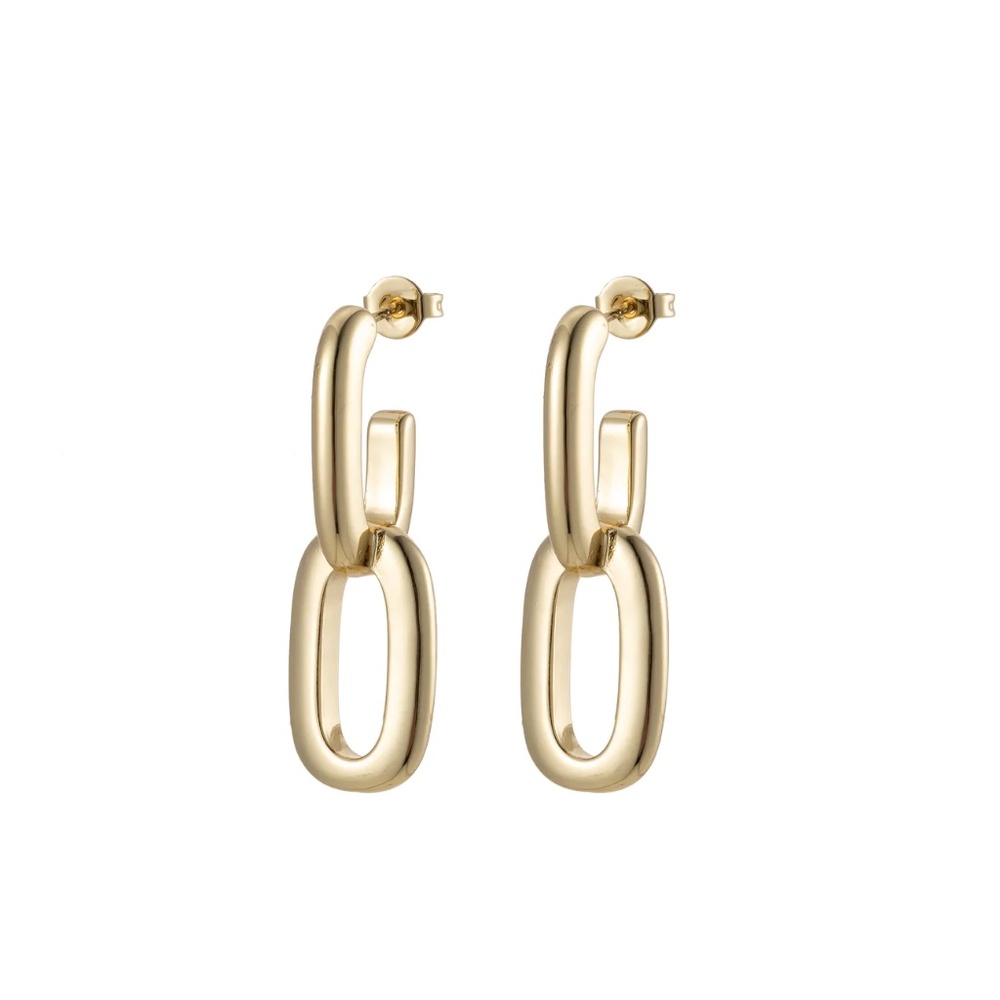 14k Gold filled Chain Link Drop Earrings!